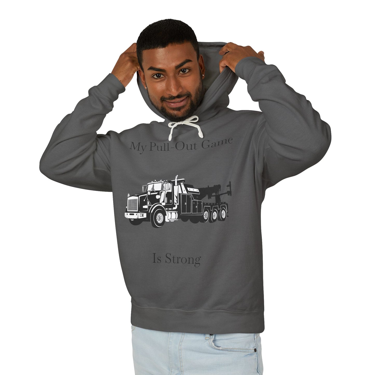 Pull Out Heavy Tow Truck Unisex Lightweight Hoodie