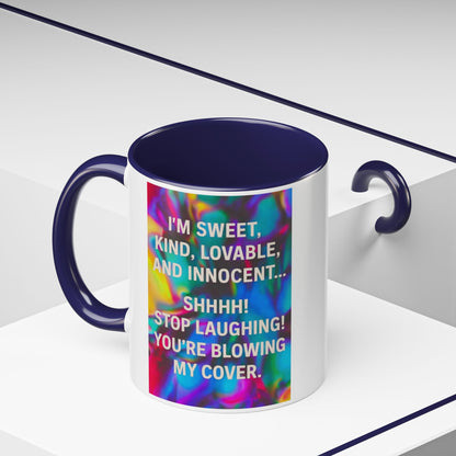 Blowing My Cover 2-Tone Coffee Mug