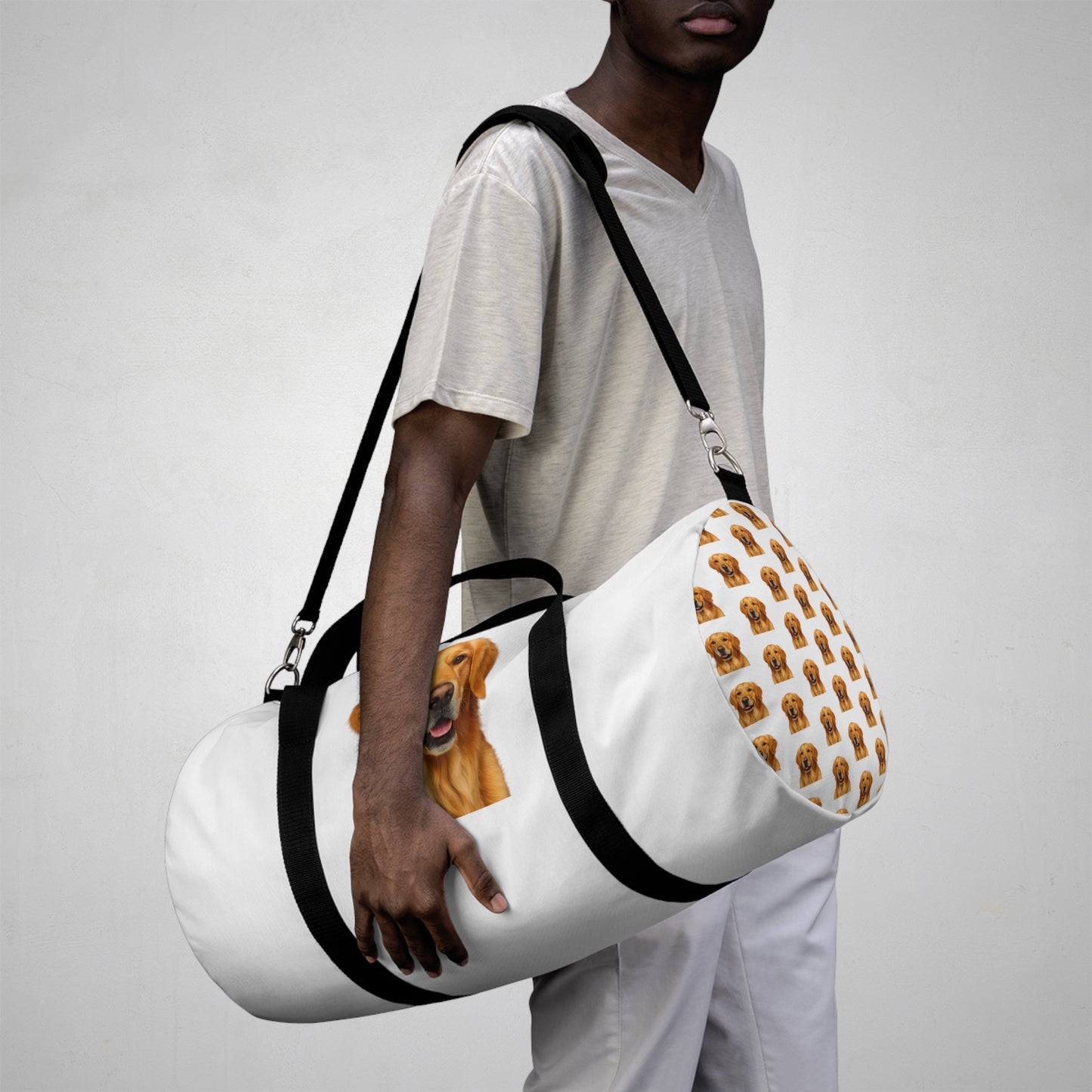 Golden Head Duffel Bag