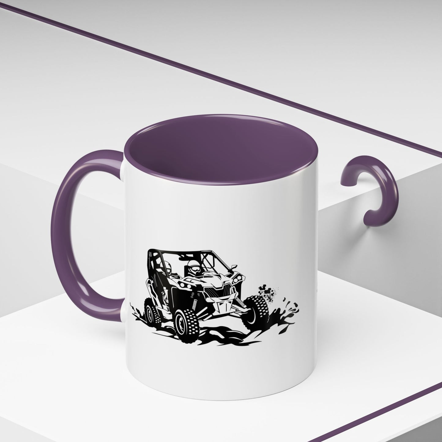 Slingin' Mud Side By Side 2-Tone Coffee Mug