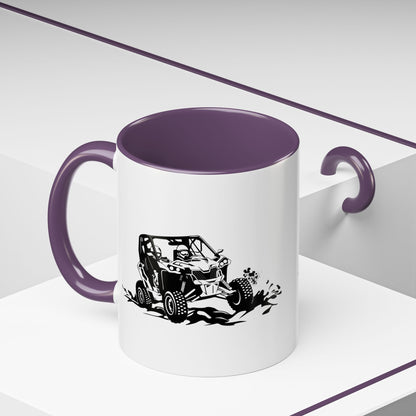 Slingin' Mud Side By Side 2-Tone Coffee Mug