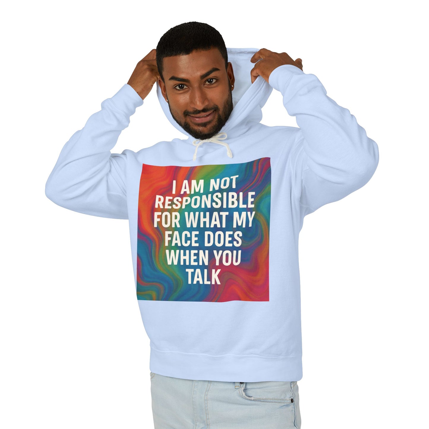When You Talk Unisex Lightweight Hoodie