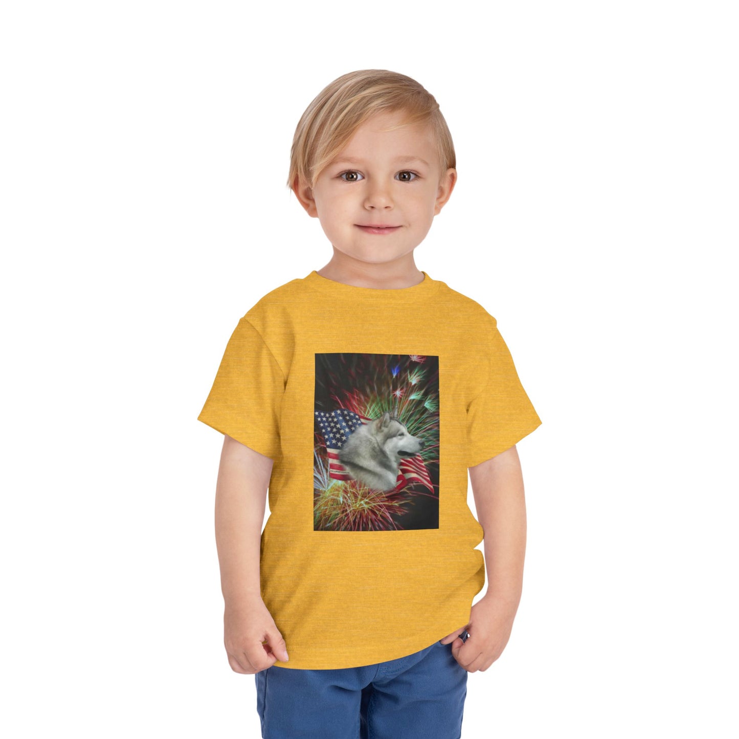American Malamute Toddler Unisex Short Sleeve Crewneck Tee