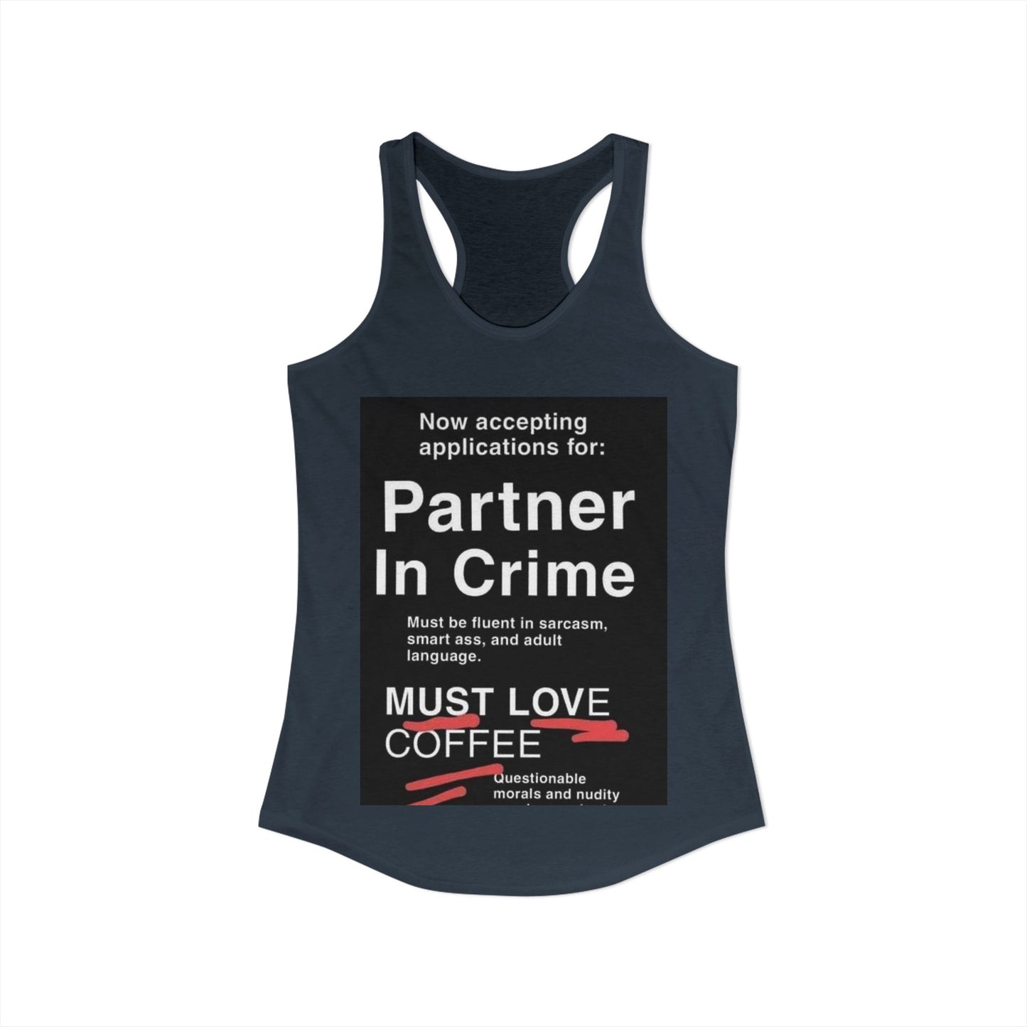 Partner In Crime Women's Racerback Tank