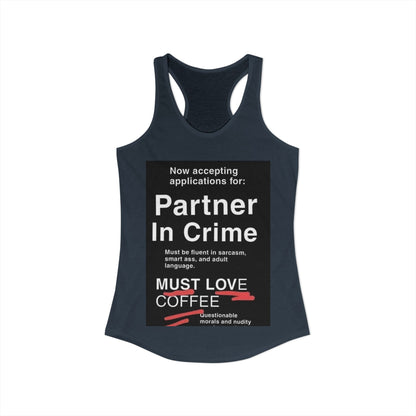 Partner In Crime Women's Racerback Tank