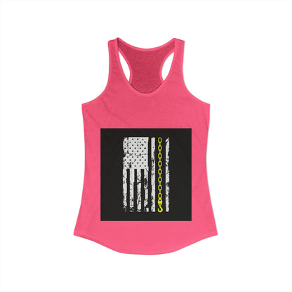 Thin Yellow Line Women's Racerback Tank
