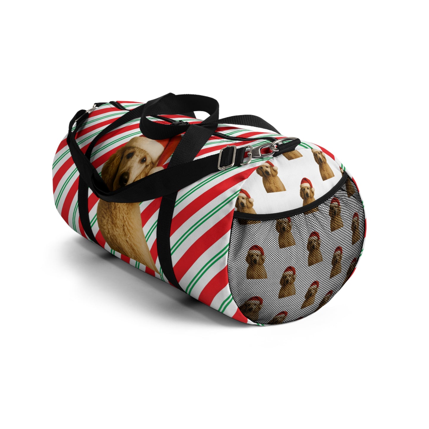 Santa Paws Poodle Duffel Bag
