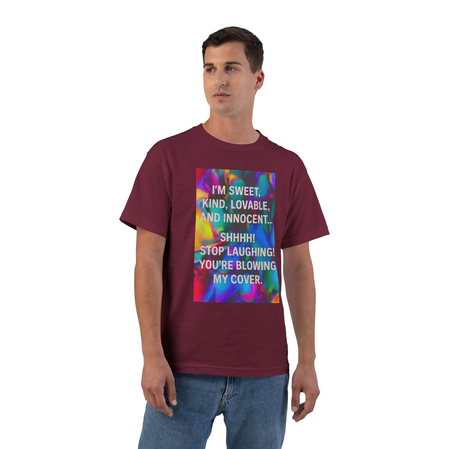 Blowing My Cover Men's Short-Sleeve Crewneck Tee