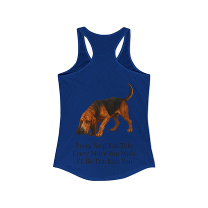 Tracking You Women's Racerback Tank