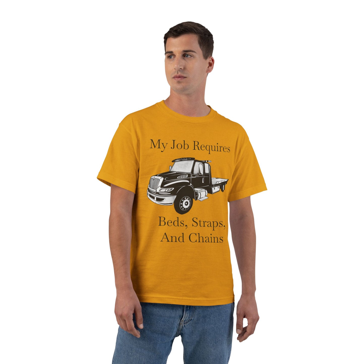 Beds, Straps, And Chains Men's Short-Sleeve Crewneck Tee