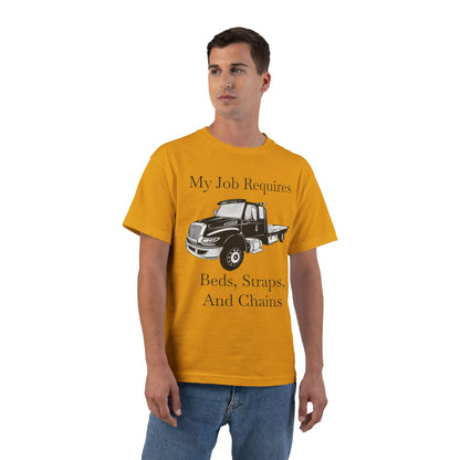 Beds, Straps, And Chains Men's Short-Sleeve Crewneck Tee