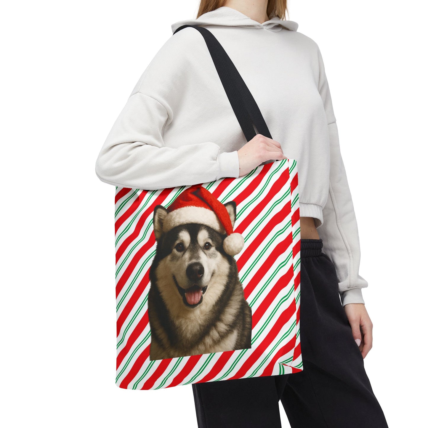 Santa Paws Malamute Tote Bag
