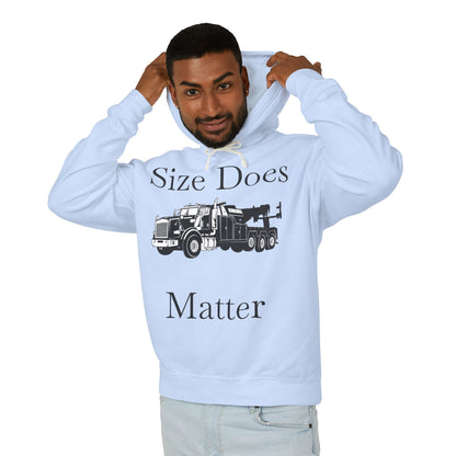 Size Does Matter Unisex Lightweight Hoodie