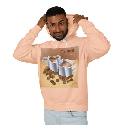 Coffee With Love Unisex Lightweight Hoodie