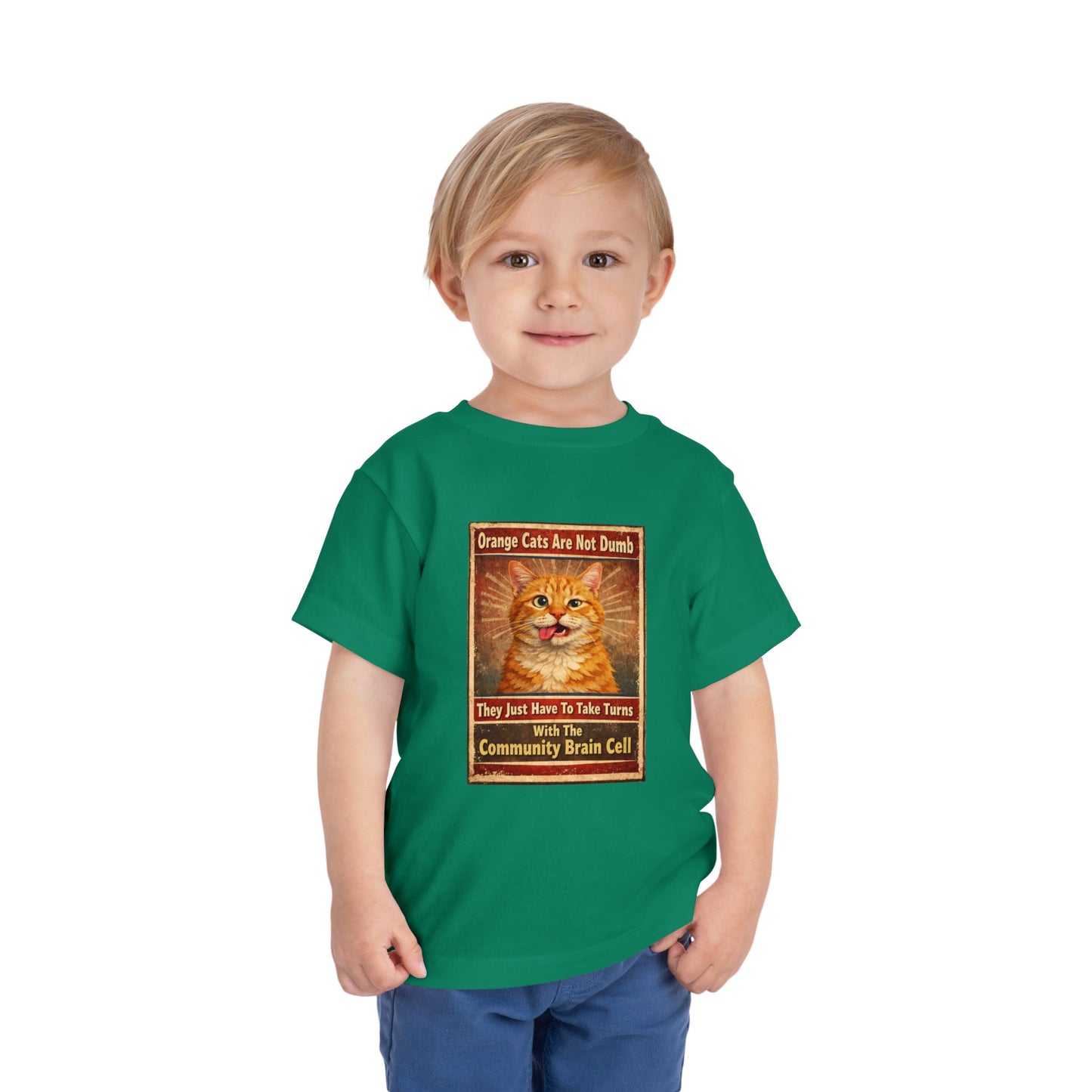 Community Brain Cell Toddler Unisex Short Sleeve Crewneck Tee