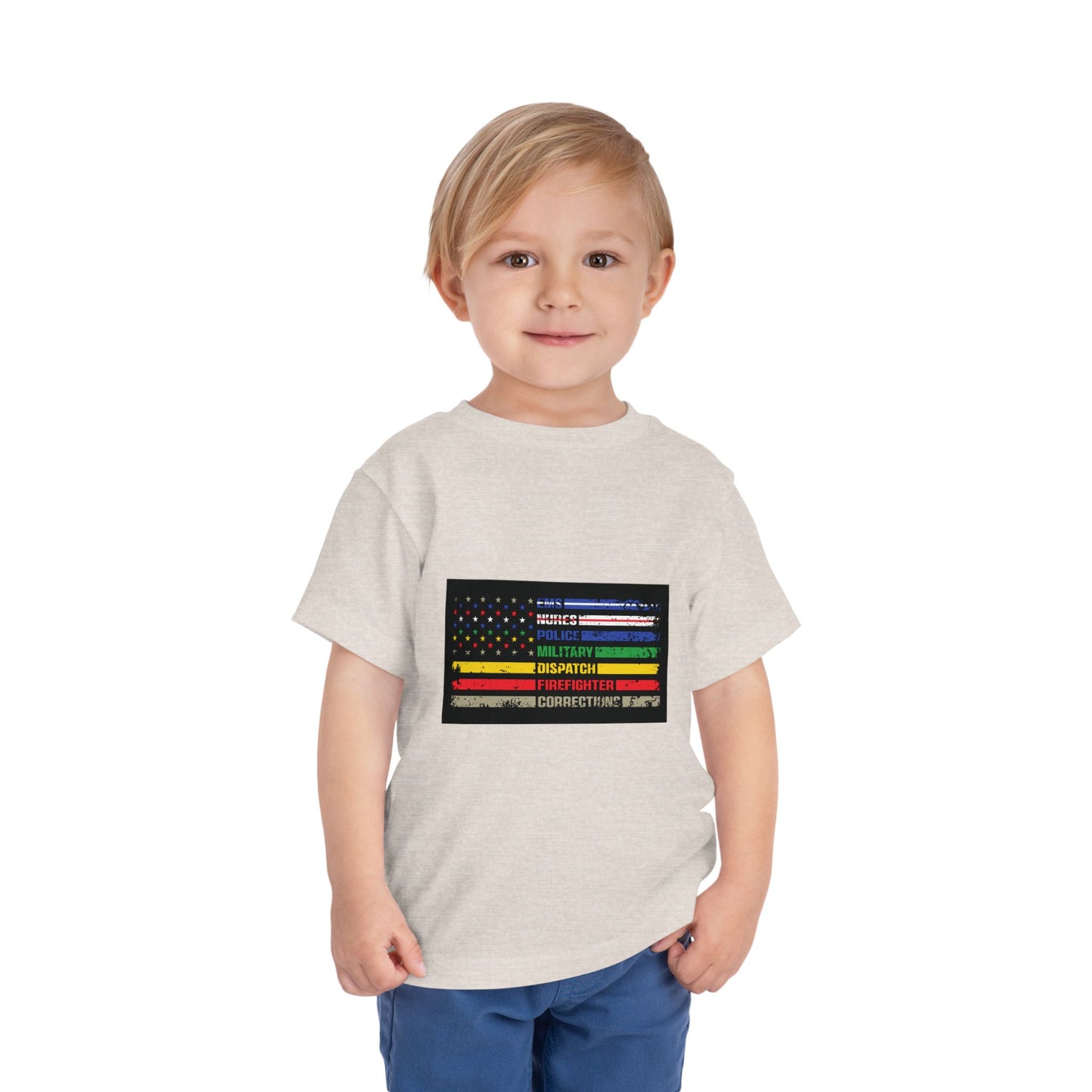 First Responder Toddler Unisex Short Sleeve Crewneck Tee