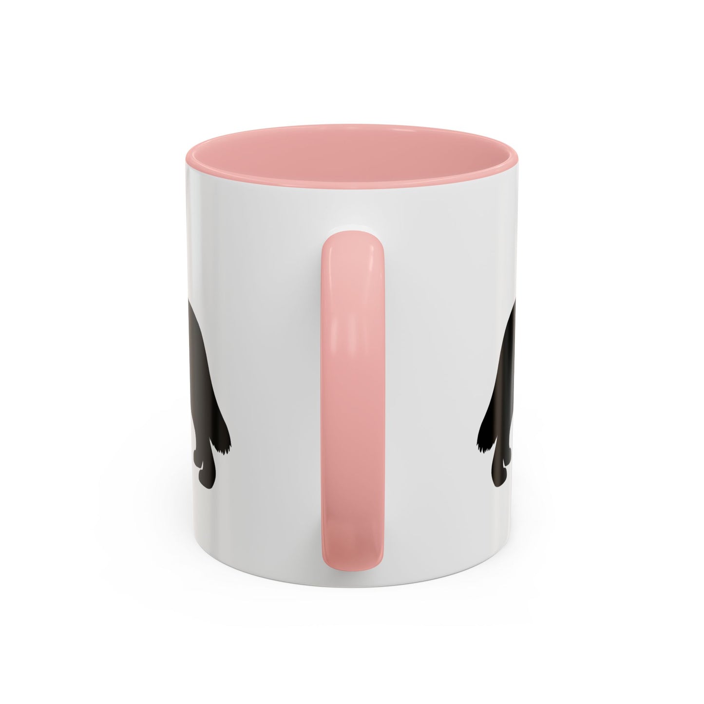 Newfie Silhouette 2-Tone Coffee Mug