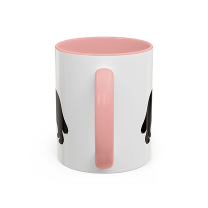 Newfie Silhouette 2-Tone Coffee Mug