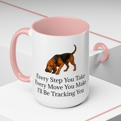 Tracking You 2-Tone Coffee Mug
