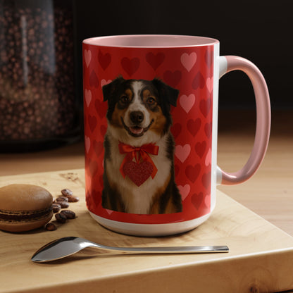Cupid's Companion Aussie 2-Tone Coffee Mug