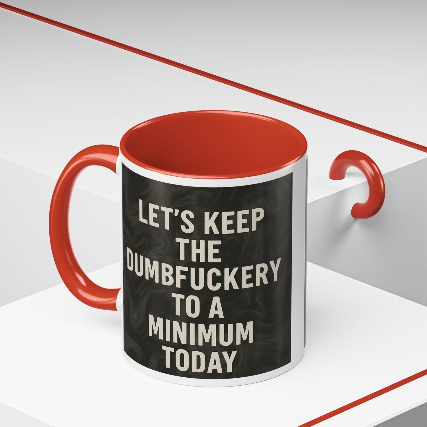 Dumbfuckery 2-Tone Coffee Mug