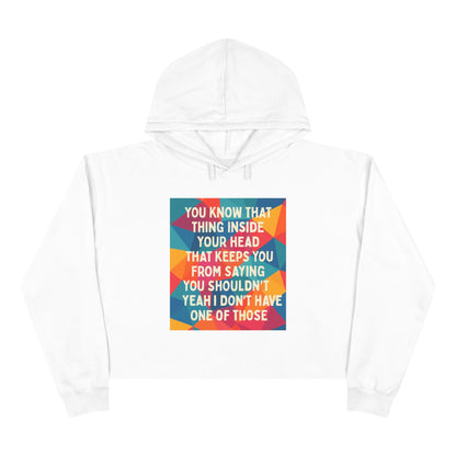 No Filter Women's Crop Hoodie