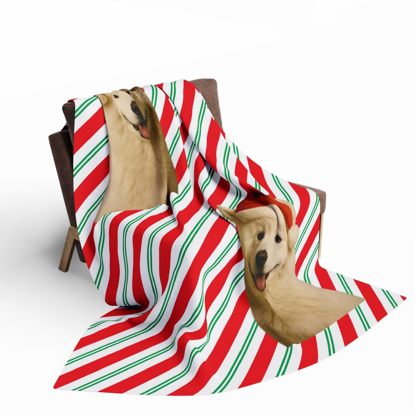 Santa Paws Samoyed Arctic Fleece Blanket