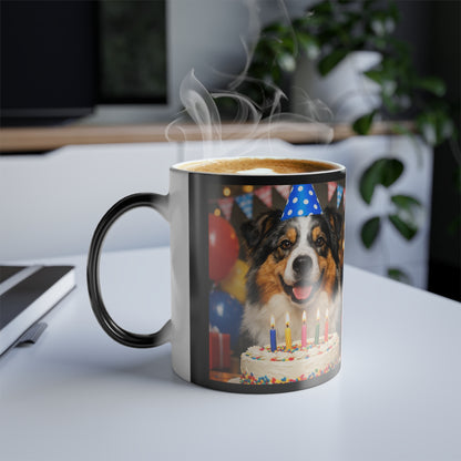 Birthday Buddy Aussie Color Changing Mug