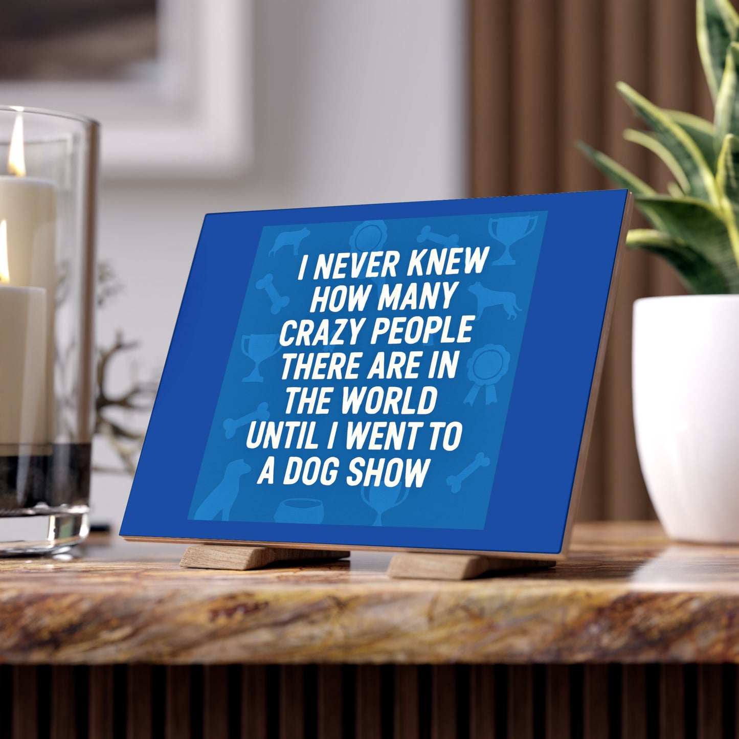 Never Knew Ceramic Photo Tile