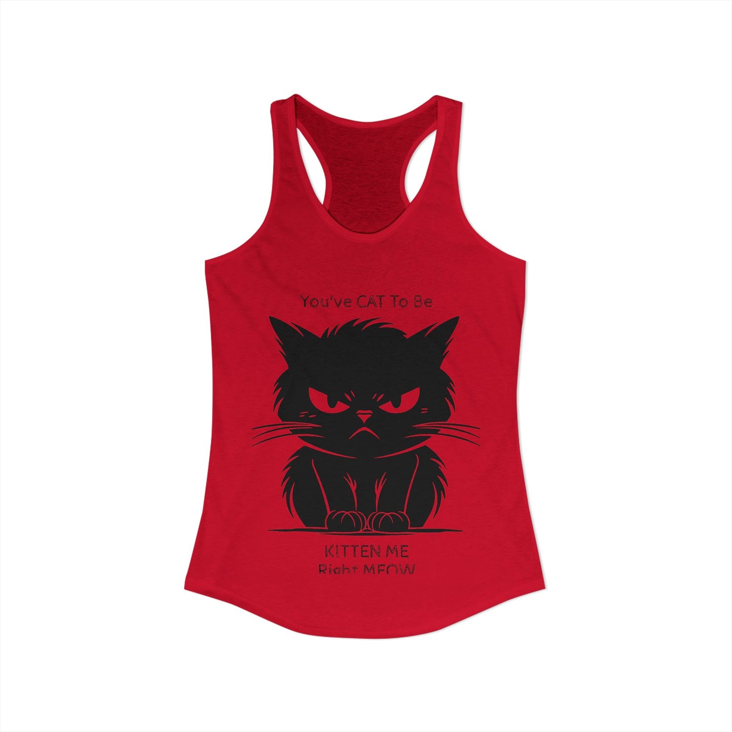 KITTEN Me Women's Racerback Tank