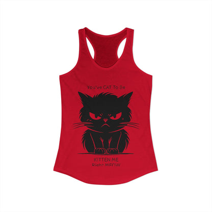 KITTEN Me Women's Racerback Tank