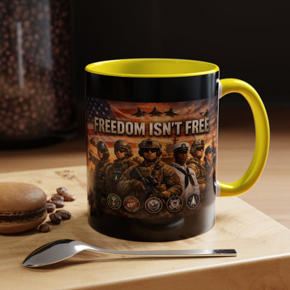 Freedom Isn't Free 2-Tone Coffee Mug