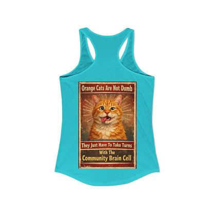 Community Brain Cell Women's Racerback Tank