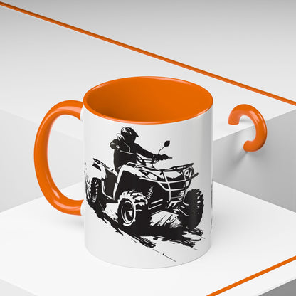 Slingin' Mud Quad 2-Tone Coffee Mug