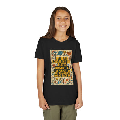 Logged Out Youth Unisex Short Sleeve Crewneck Tee