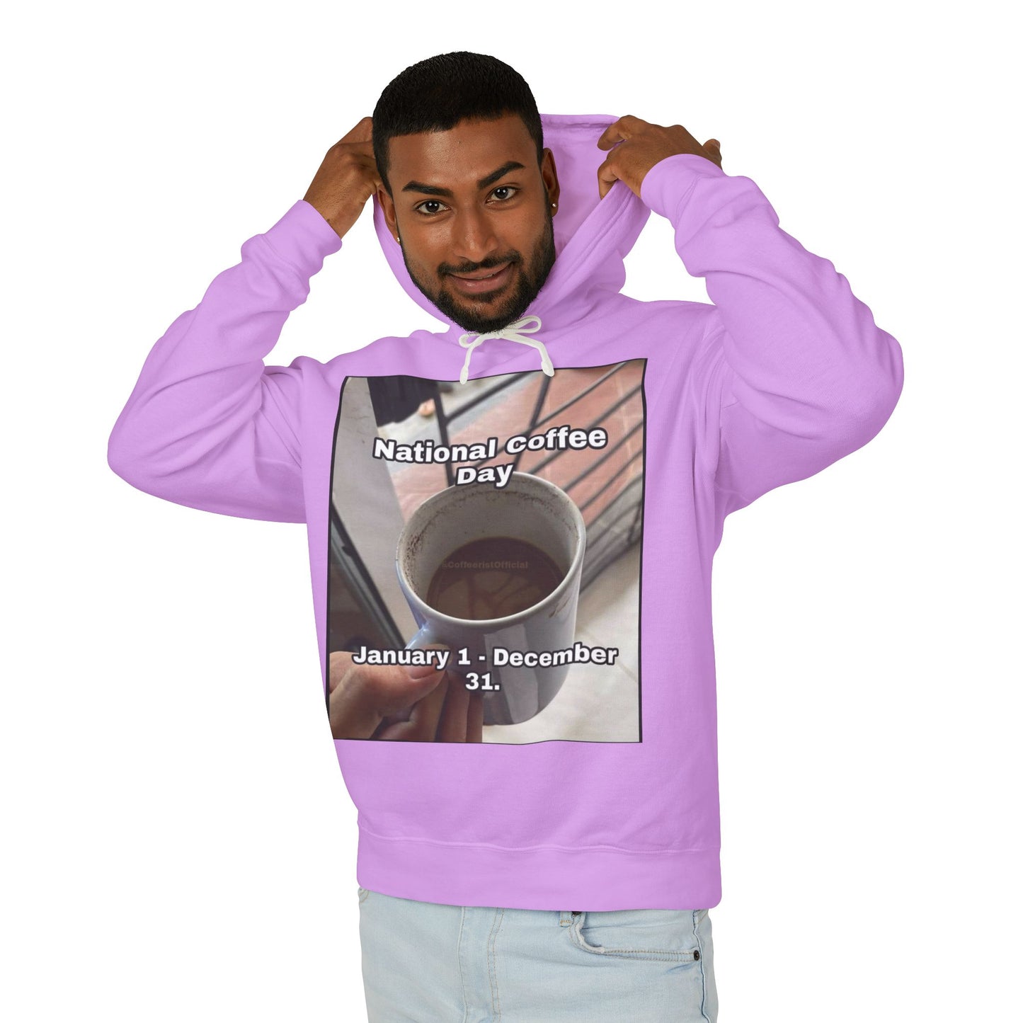 National Coffee Day Unisex Lightweight Hoodie