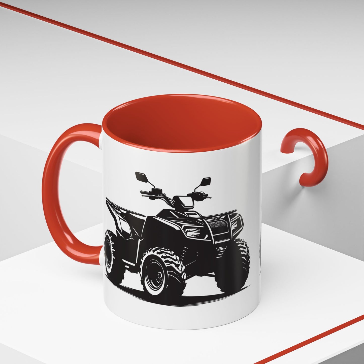 Off The Beaten Path Quad 2-Tone Coffee Mug