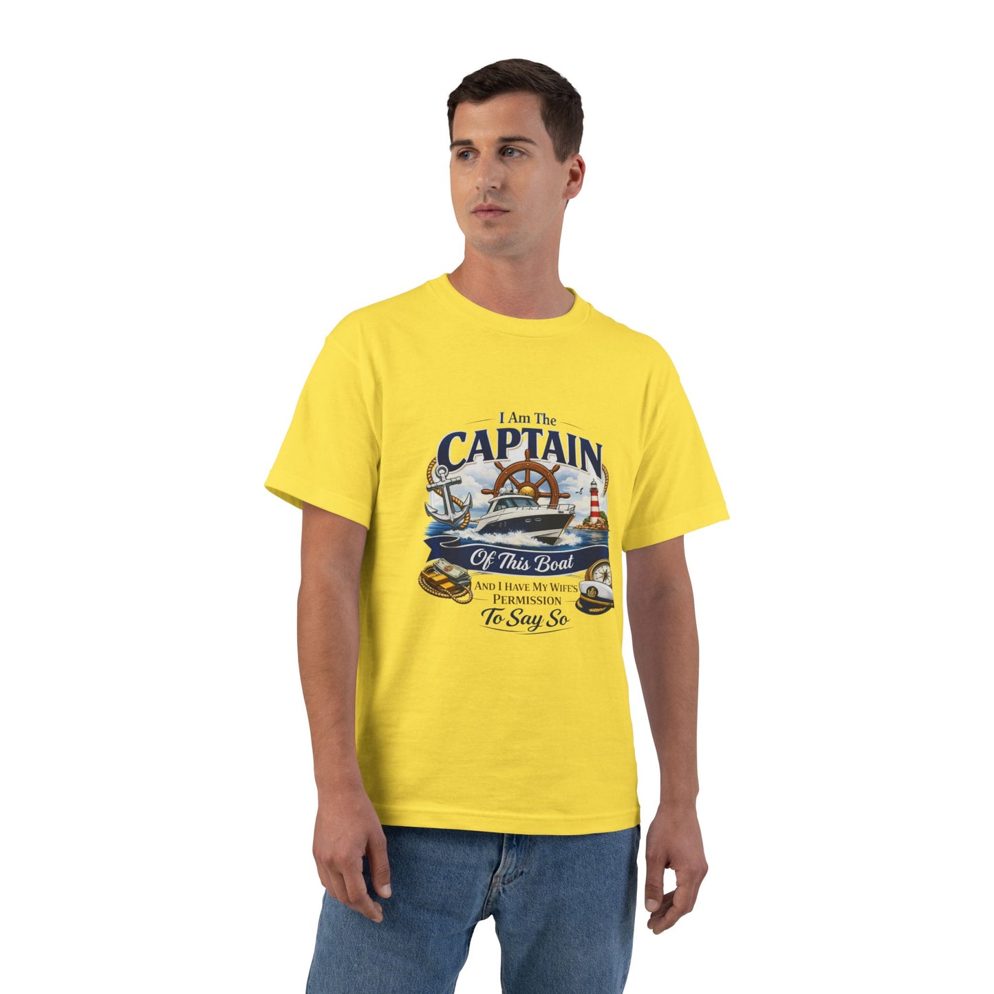 Captain Men's Short-Sleeve Crewneck Tee