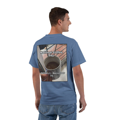 National Coffee Day Men's Short-Sleeve Crewneck Tee