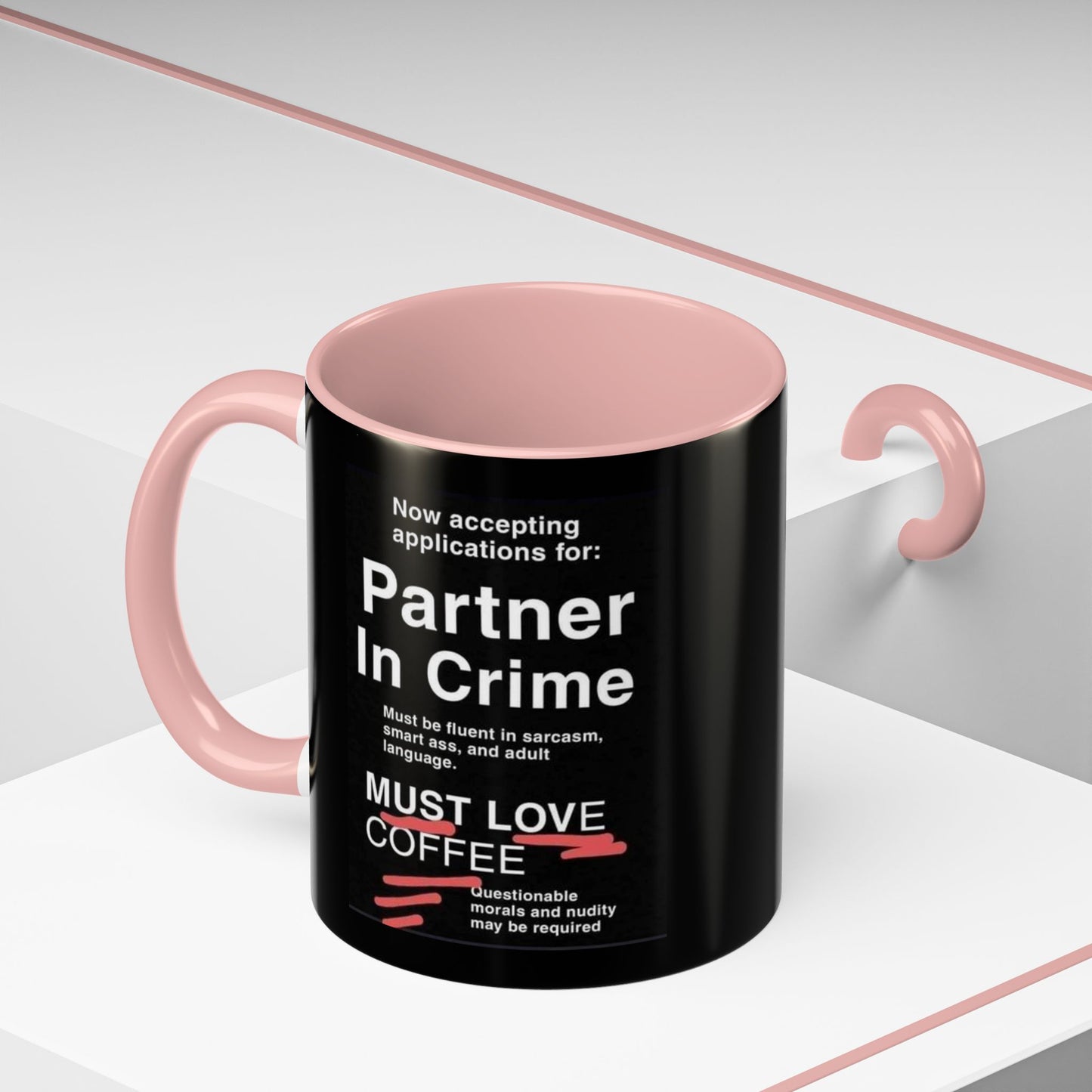 Partner In Crime 2-Tone Coffee Mug