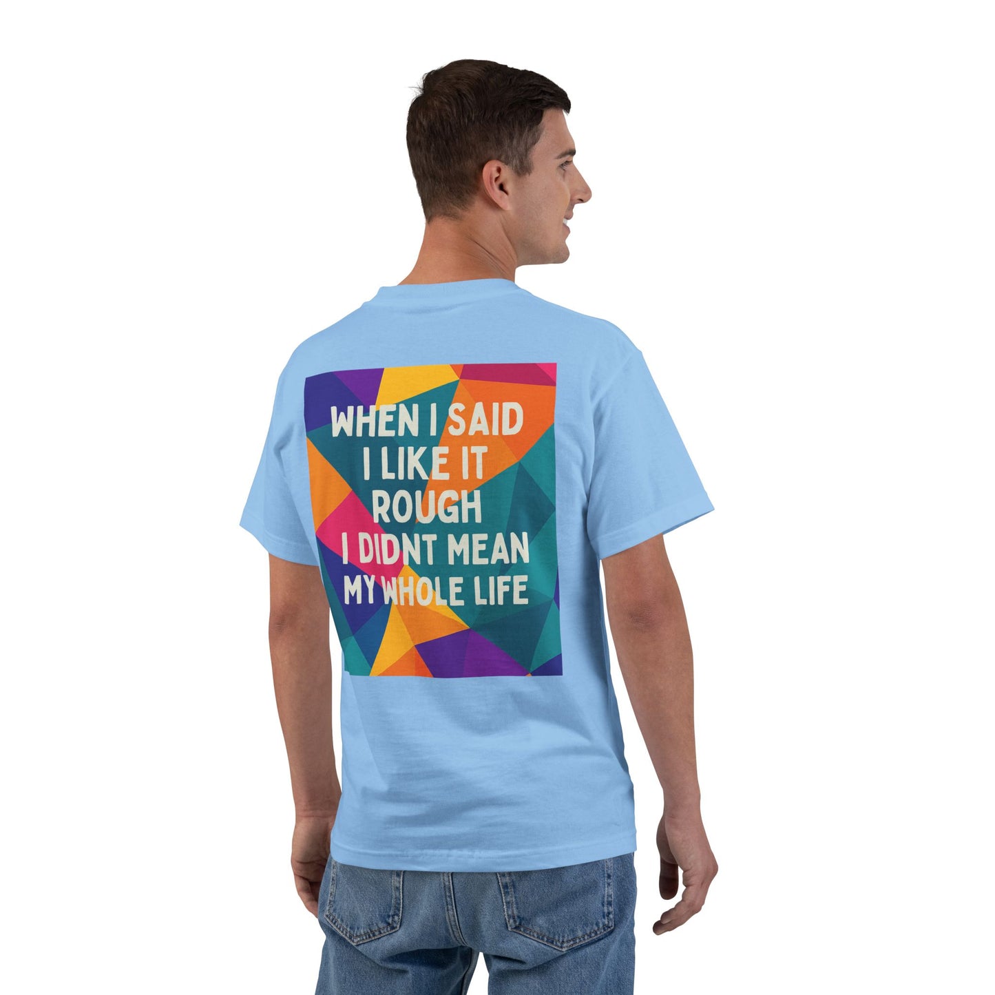 Like It Rough Men's Short-Sleeve Crewneck Tee