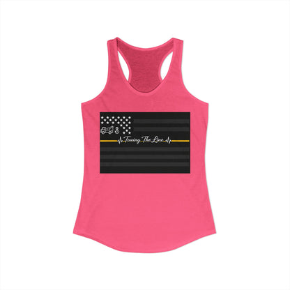 Thin Yellow Line Women's Racerback Tank