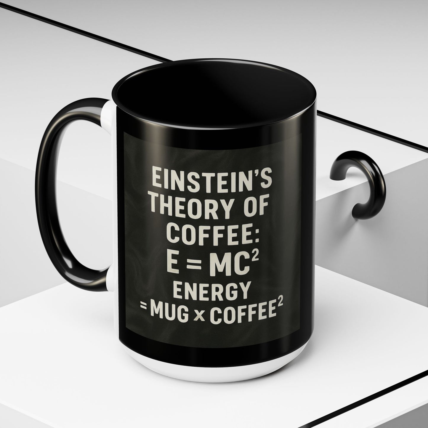 Einstein's Theory Of Coffee 2-Tone Coffee Mug