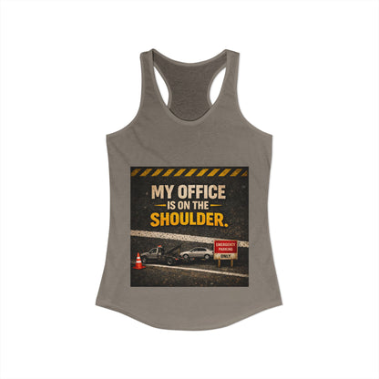 My Office Women's Racerback Tank