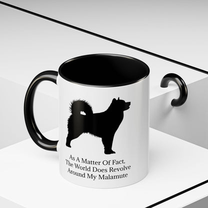 Matter Of Fact Malamute 2-Tone Coffee Mug