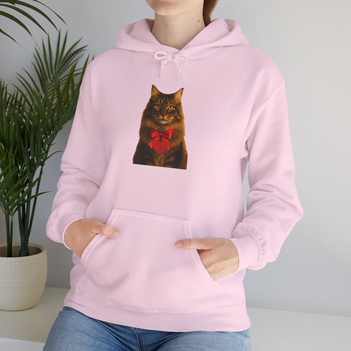 Cupid's Companion Cat Unisex Hoodie