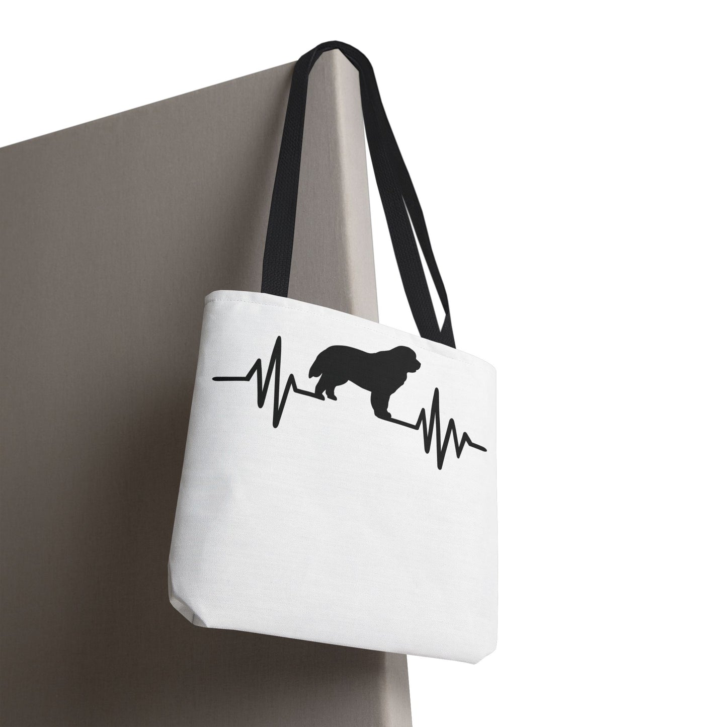 My Heart Beats For Newfies Tote Bag