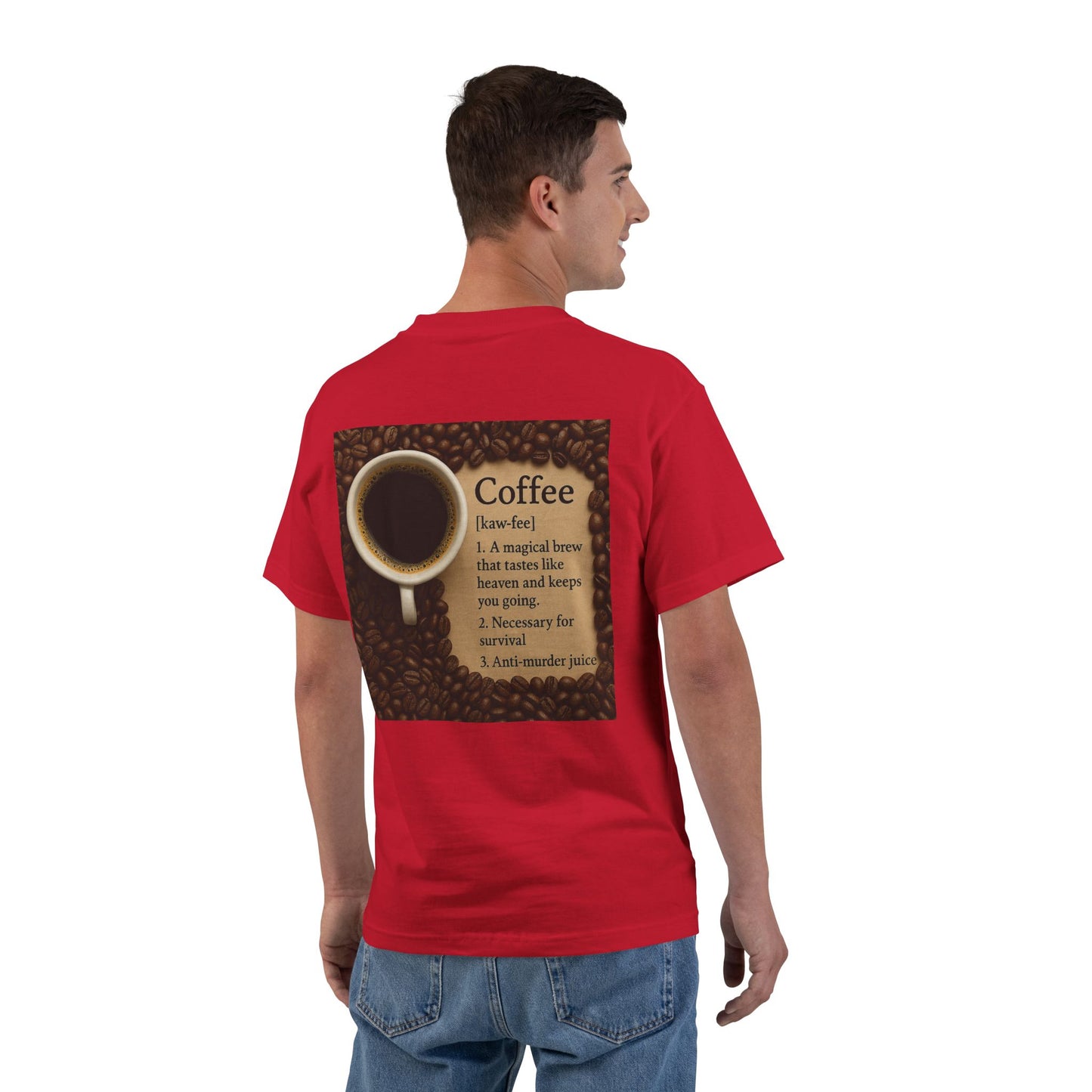 Coffee Definition Men's Short-Sleeve Crewneck Tee