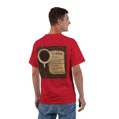 Coffee Definition Men's Short-Sleeve Crewneck Tee