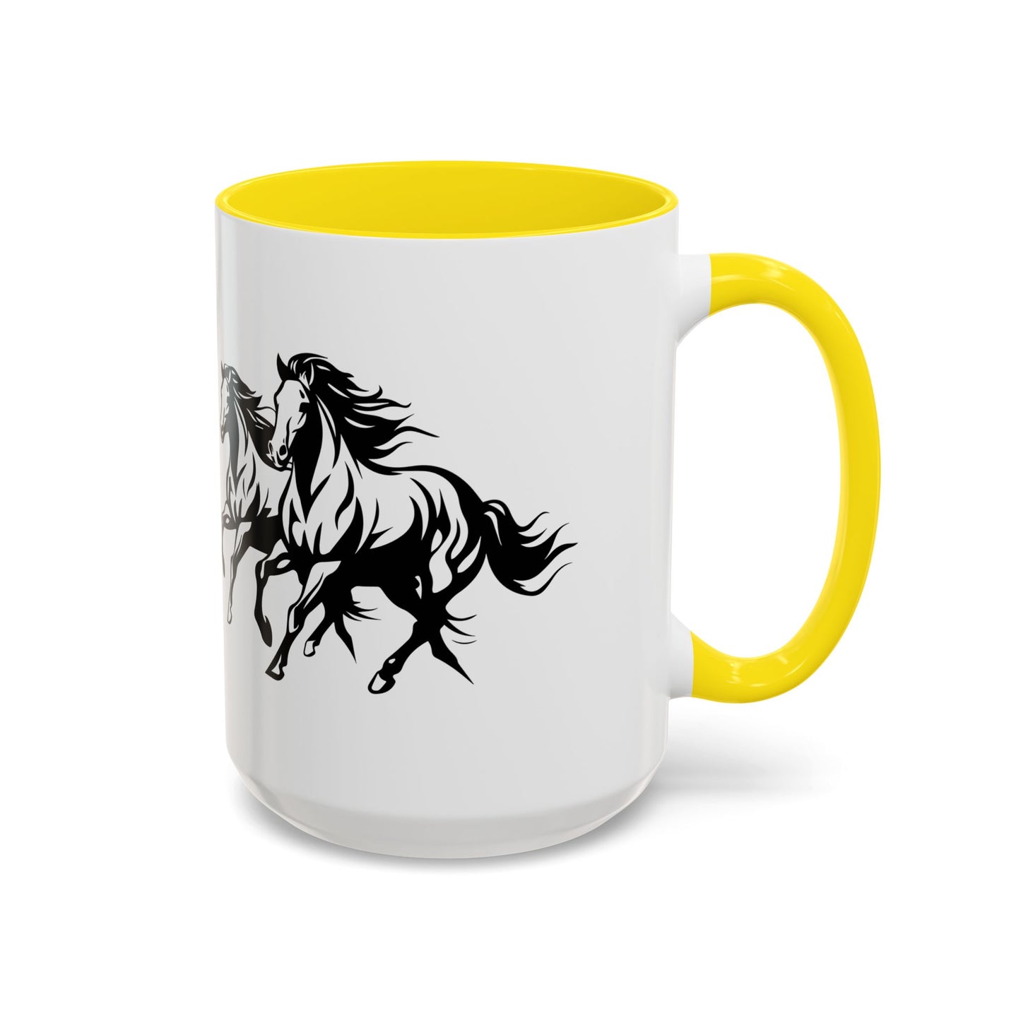 Horsin' Around 2-Tone Coffee Mug